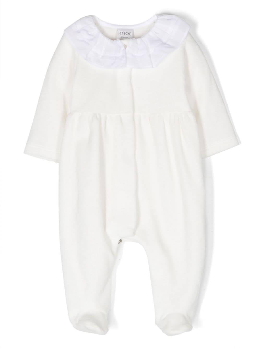 Knot Magali cotton pyjama - White von Knot