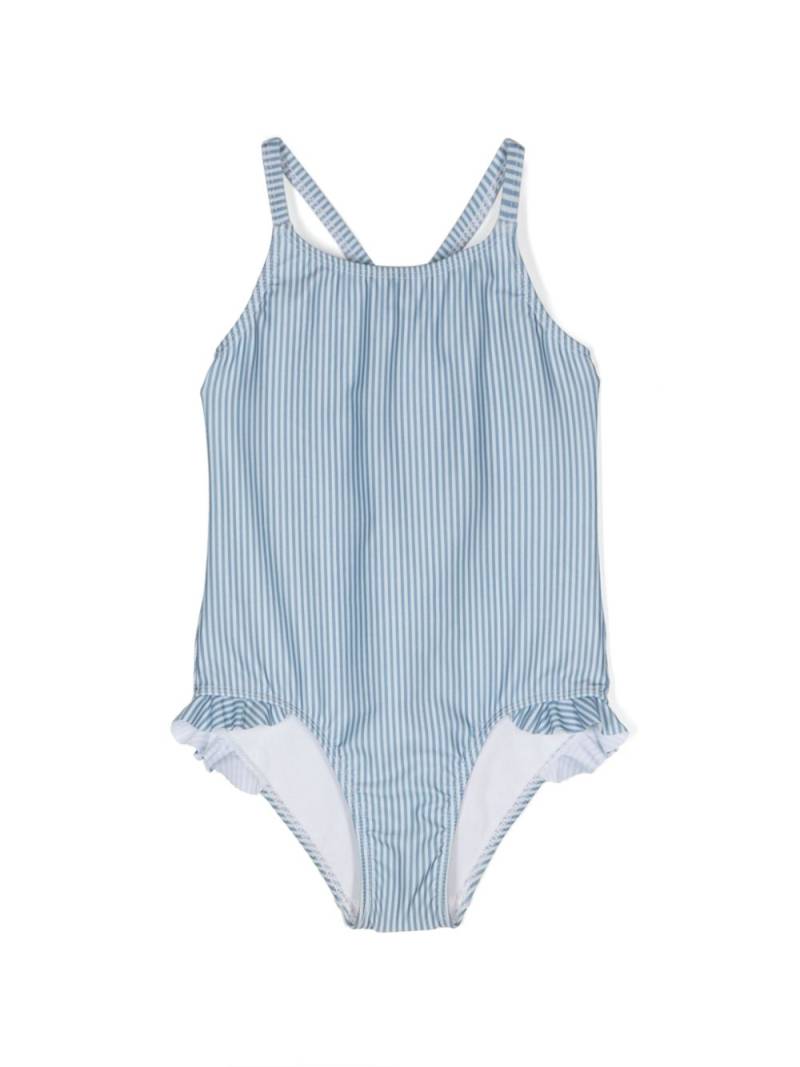 Knot Michelle striped swimsuit - Blue von Knot