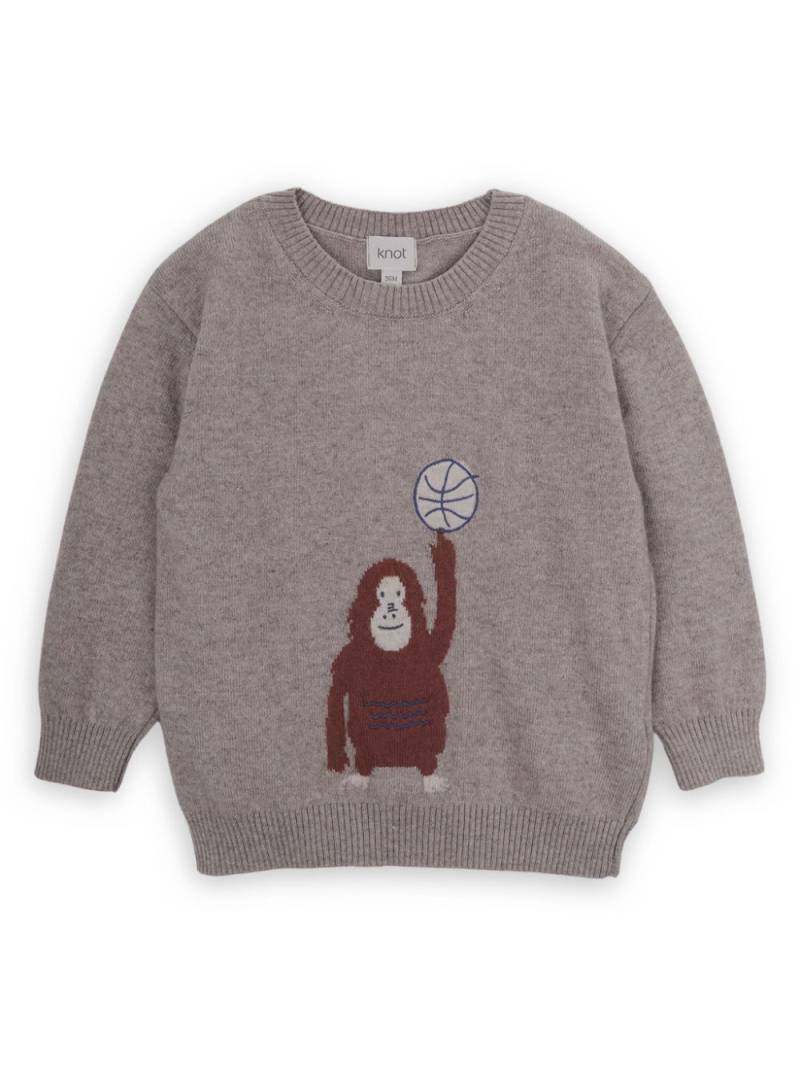 Knot Orangutan sweater - Neutrals von Knot