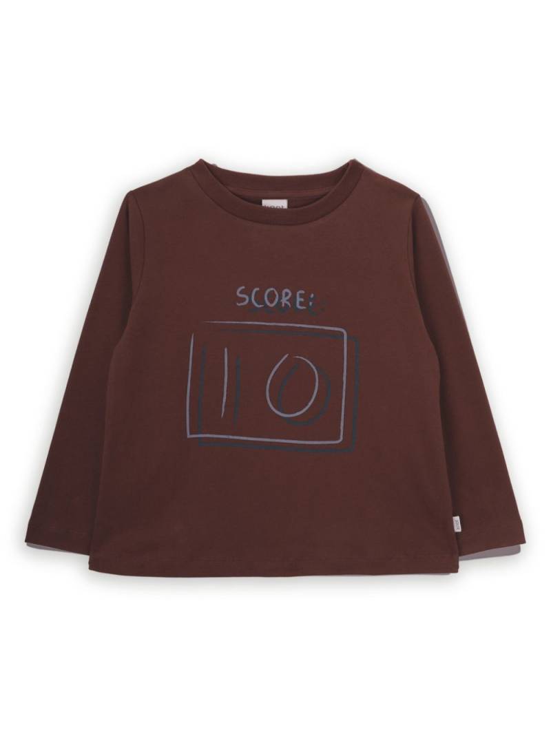 Knot Score long-sleeve T-shirt - Brown von Knot