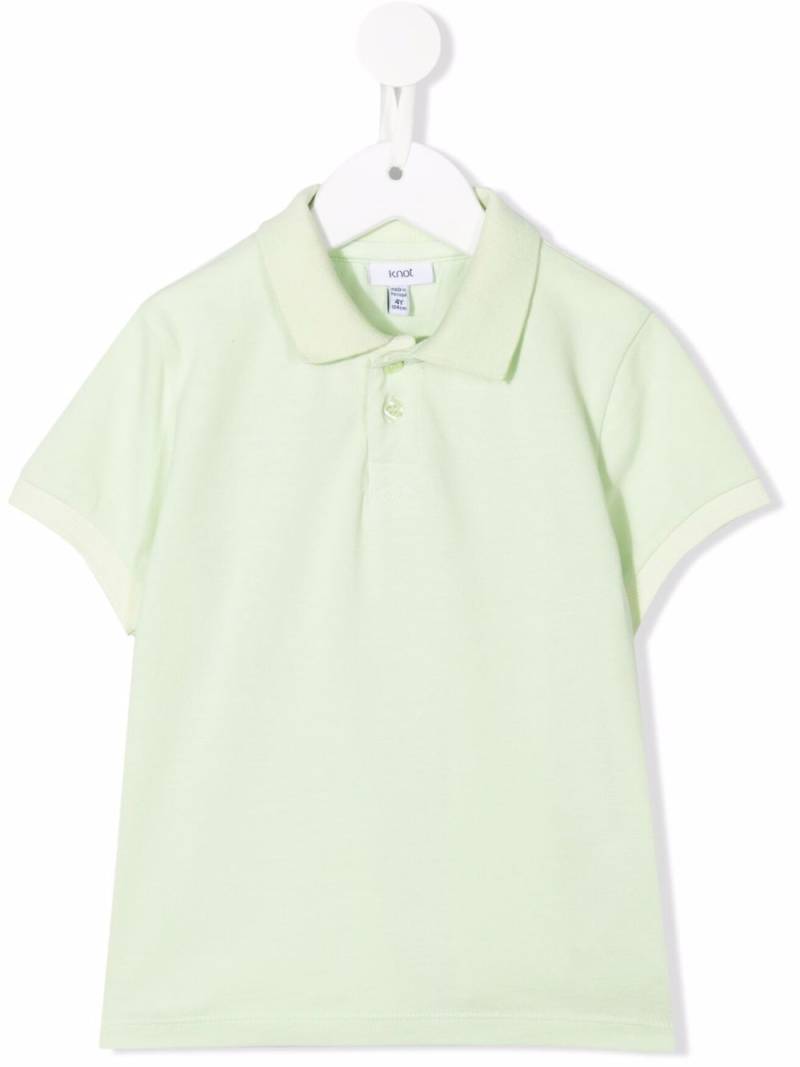 Knot Sloane organic cotton polo shirt - Green von Knot