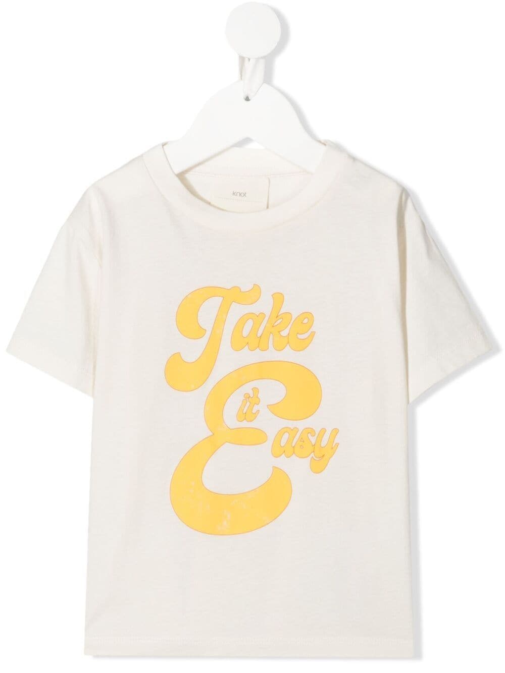 Knot Take It Easy-print T-shirt - Neutrals von Knot