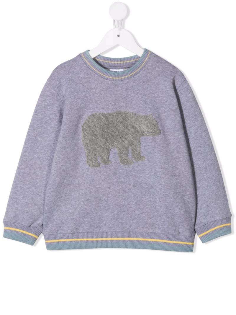 Knot Urso Polar flocked sweatshirt - Grey von Knot