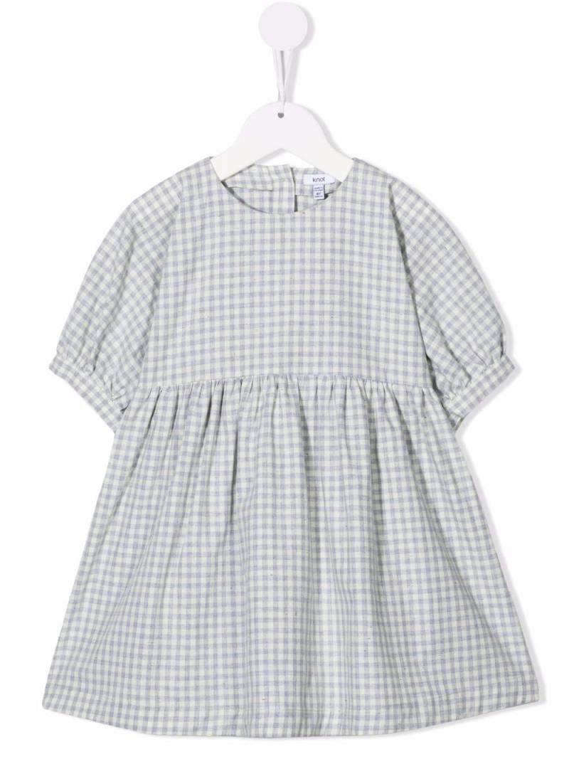 Knot Zinnia gingham check dress - Green von Knot