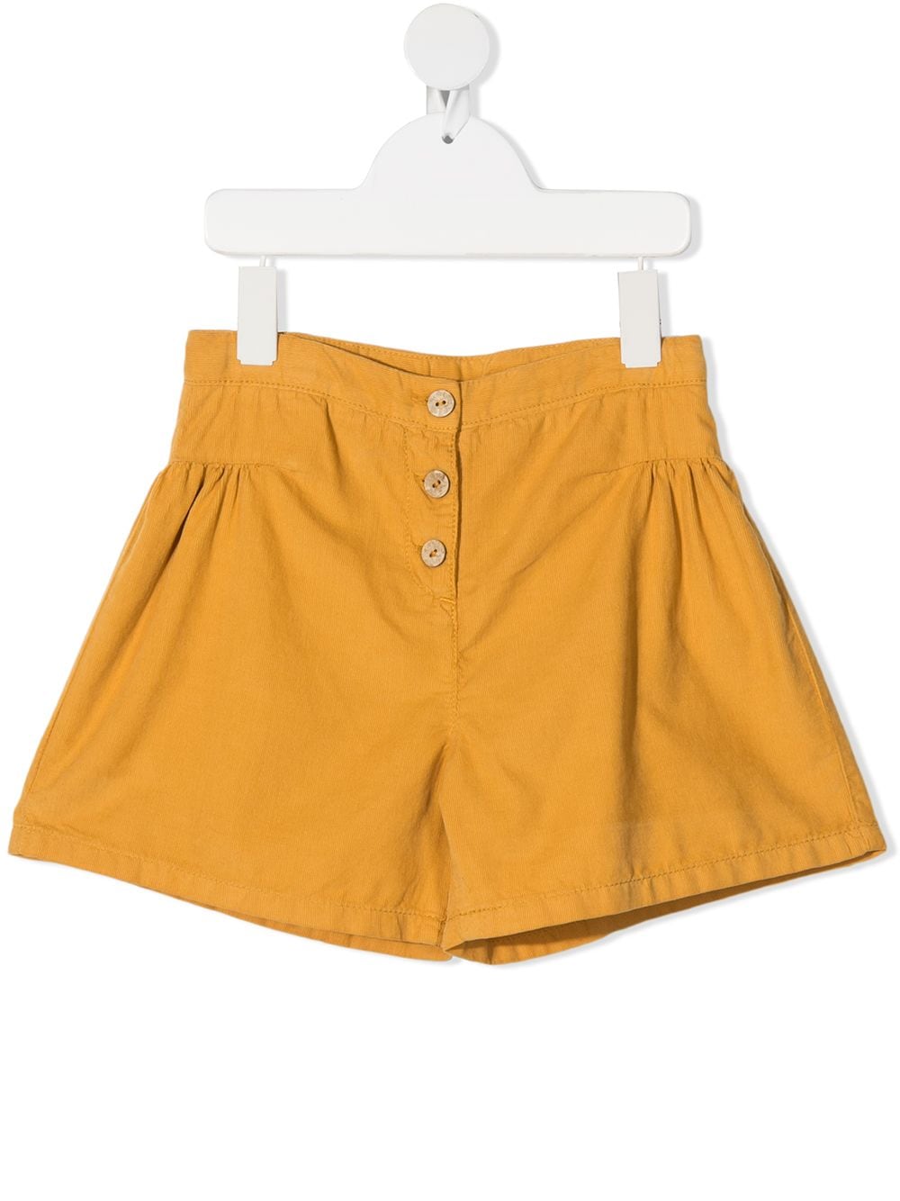 Knot high-rise corduroy shorts - Yellow von Knot