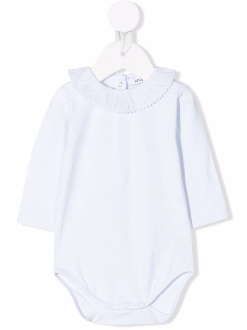 Knot pierrot-collar cotton body - Blue von Knot