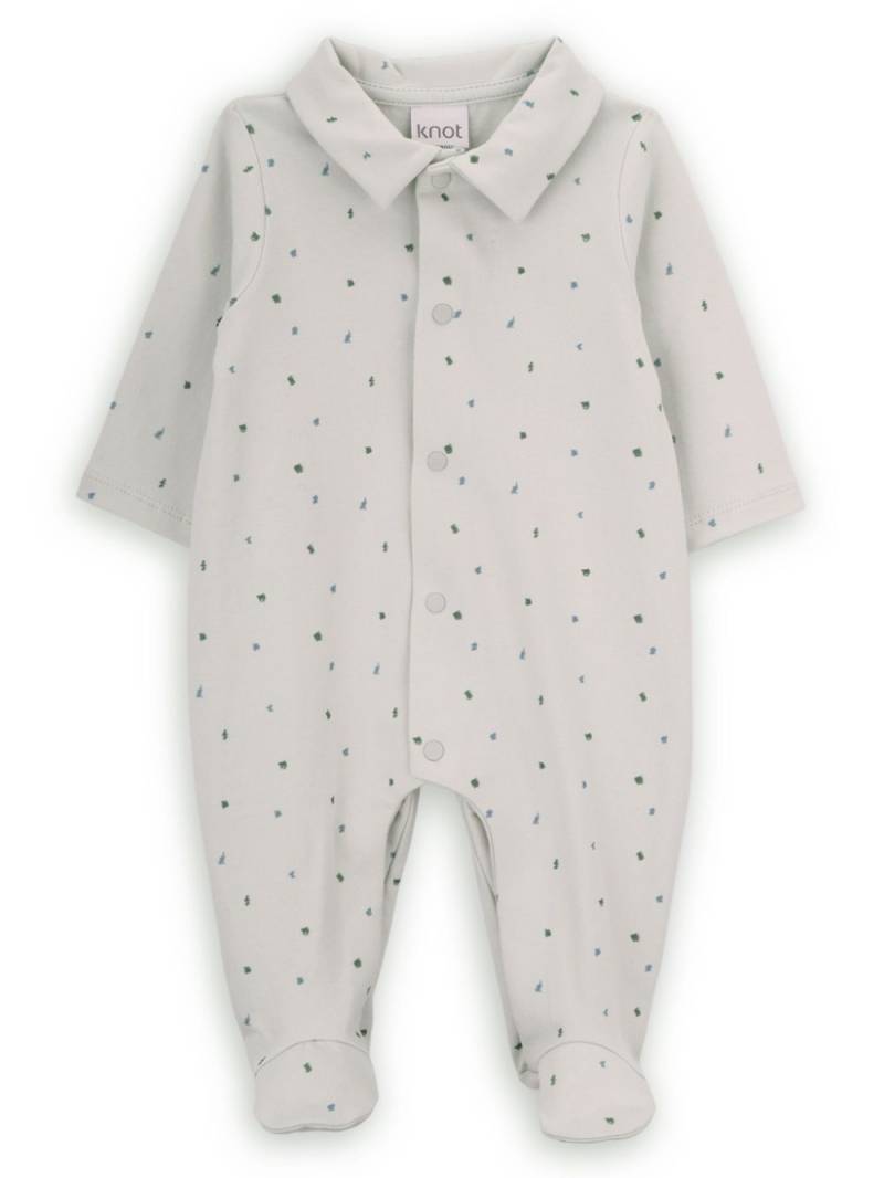 Knot polka-dot print pajamas - White von Knot