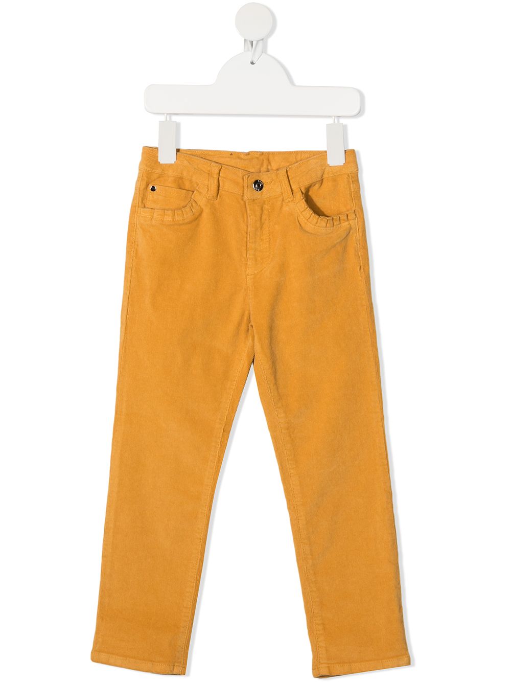 Knot straight-leg corduroy trousers - Yellow von Knot