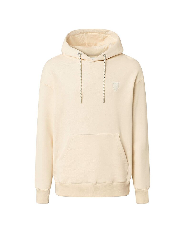 KNOWLEDGE COTTON APPAREL Kapuzensweater - Hoodie creme | L von Knowledge Cotton Apparel