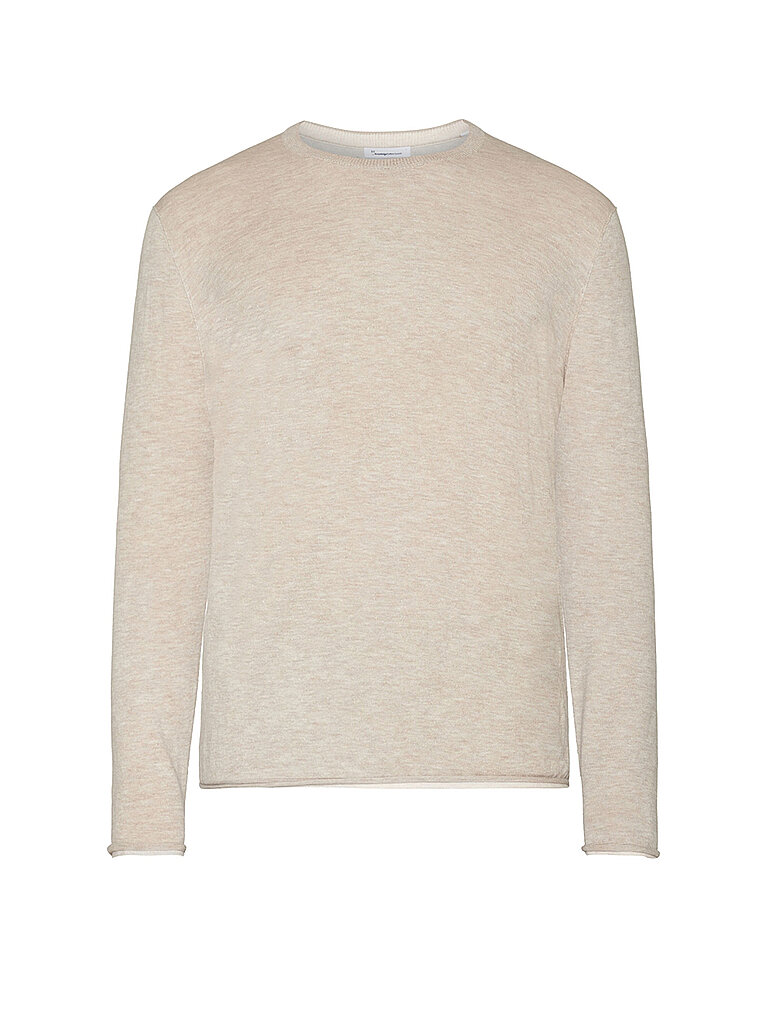 KNOWLEDGE COTTON APPAREL Pullover beige | M von Knowledge Cotton Apparel