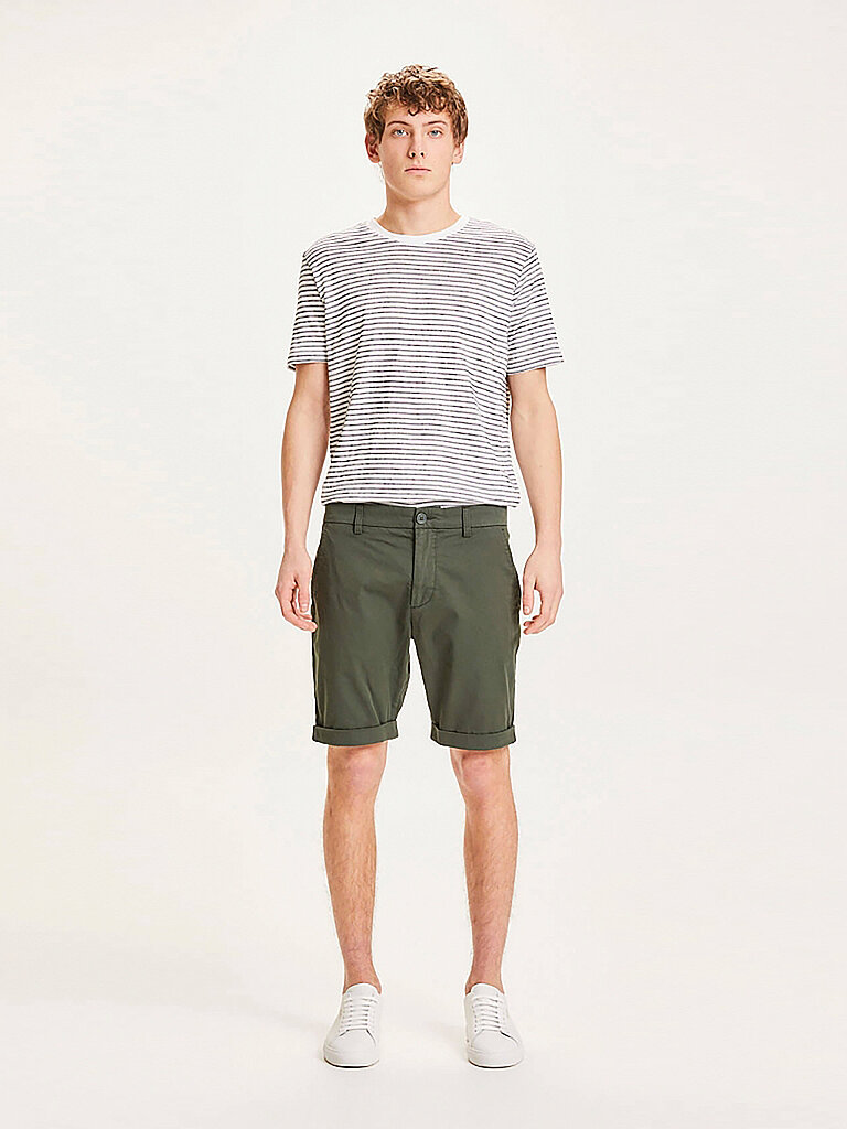 KNOWLEDGE COTTON APPAREL Shorts CHUCK olive | 29 von Knowledge Cotton Apparel