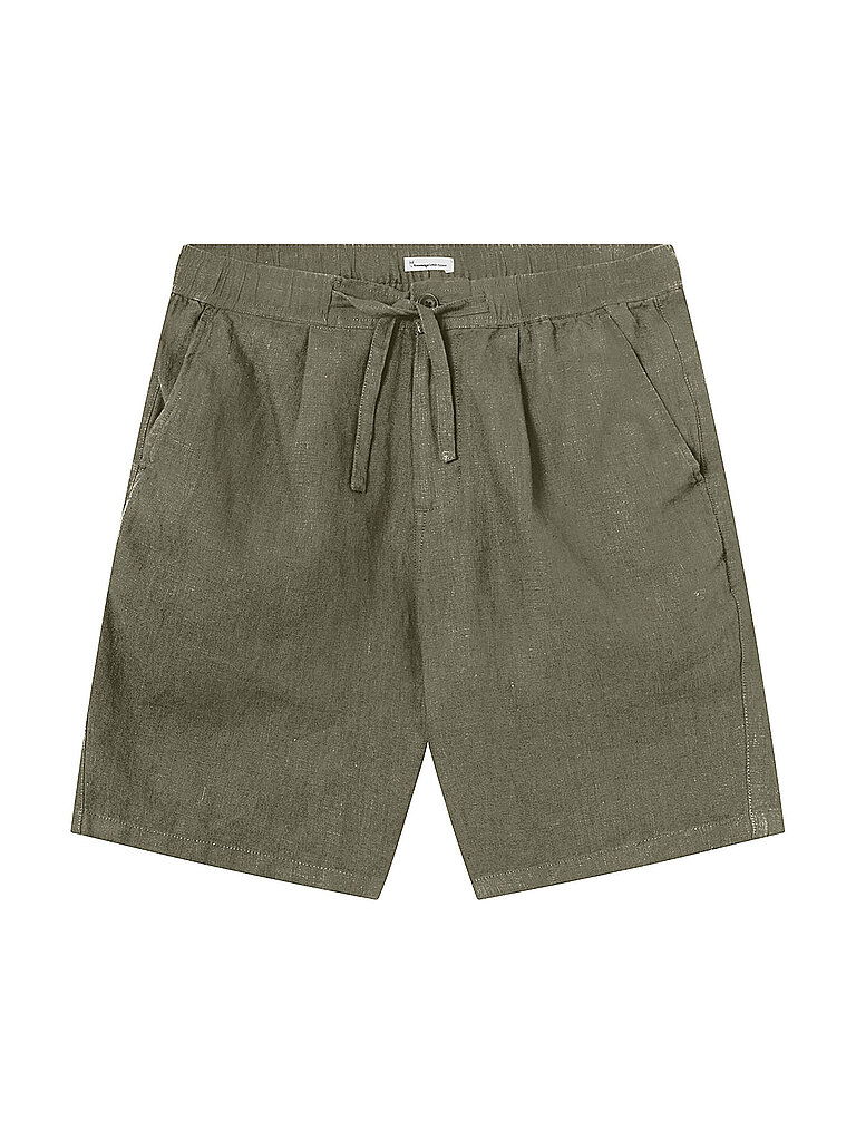 KNOWLEDGE COTTON APPAREL Shorts FIG  olive | L von Knowledge Cotton Apparel