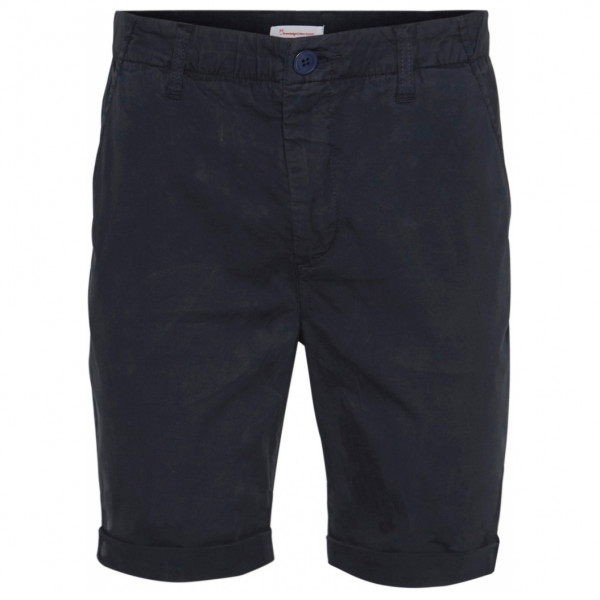 KnowledgeCotton Apparel - Chuck Regular Chino Poplin Shorts Vegan - Freizeithose Gr 28 blau von KnowledgeCotton Apparel