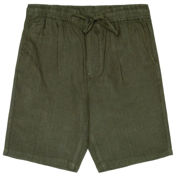 KnowledgeCotton Apparel - Fig Loose Linen Shorts - Shorts Gr M oliv von KnowledgeCotton Apparel