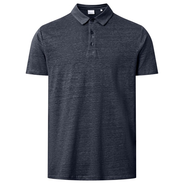 KnowledgeCotton Apparel - Linen Polo - Polo-Shirt Gr L blau von KnowledgeCotton Apparel