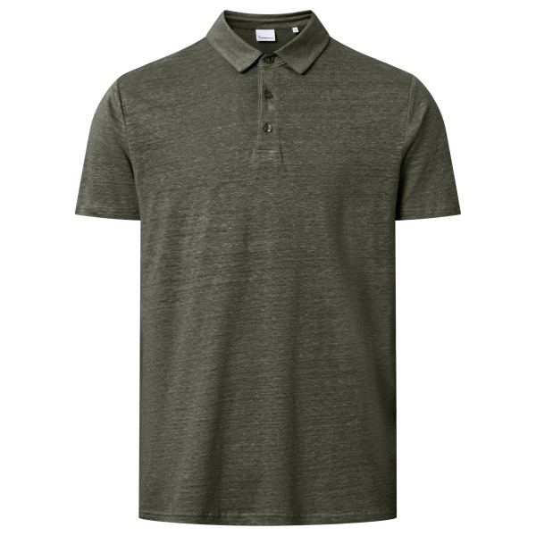 KnowledgeCotton Apparel - Linen Polo - Polo-Shirt Gr L oliv von KnowledgeCotton Apparel