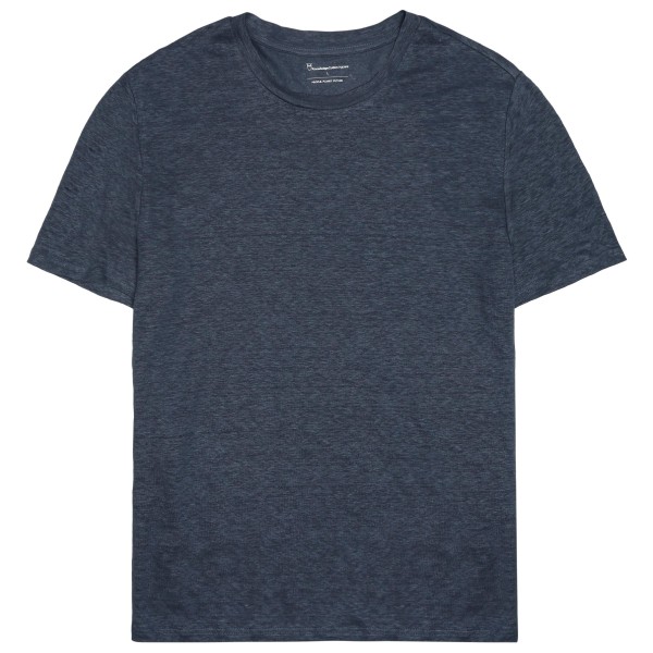 KnowledgeCotton Apparel - Linen T-Shirt - T-Shirt Gr 3XL blau von KnowledgeCotton Apparel