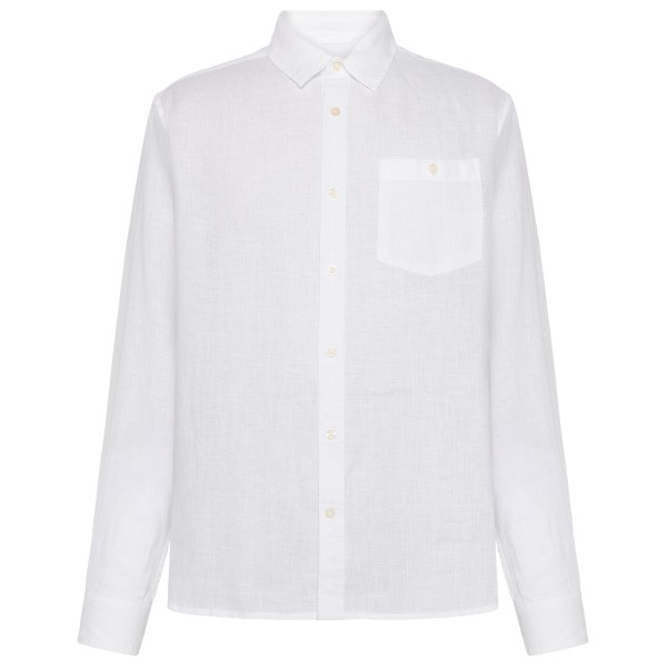 KnowledgeCotton Apparel - Regular Linen Shirt - Hemd Gr 3XL weiß von KnowledgeCotton Apparel