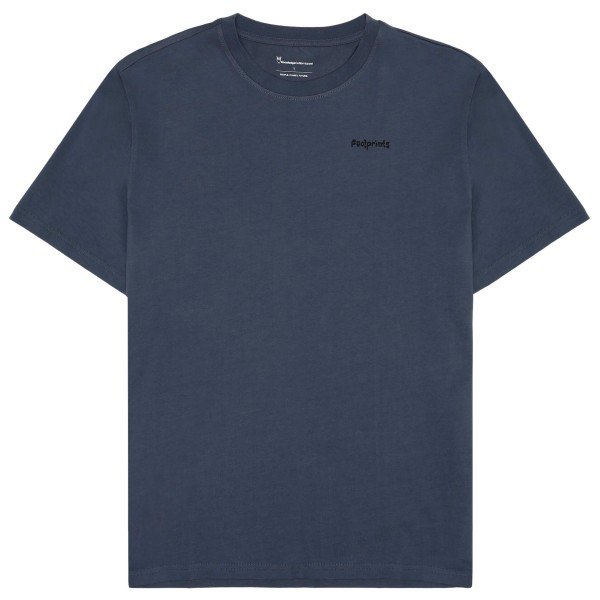 KnowledgeCotton Apparel - Regular S/S Heavy Single Footprint - T-Shirt Gr 3XL blau von KnowledgeCotton Apparel