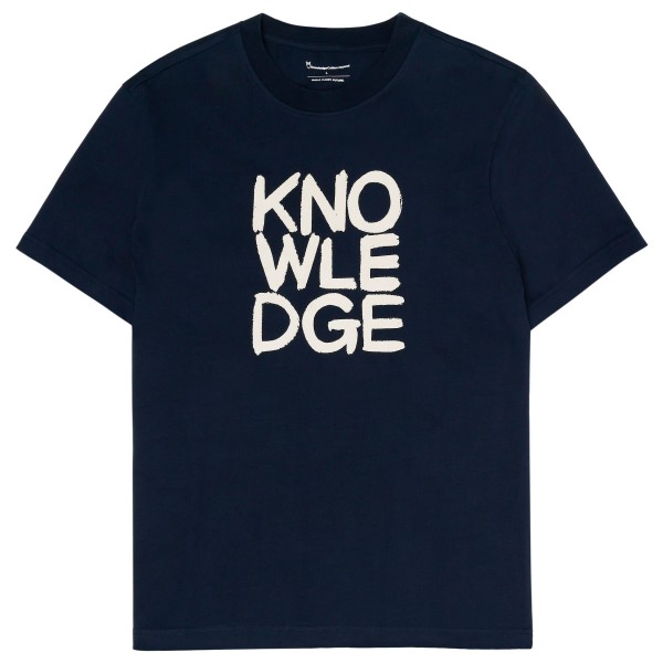 KnowledgeCotton Apparel - Regular S/S Heavy Single - T-Shirt Gr 3XL blau von KnowledgeCotton Apparel