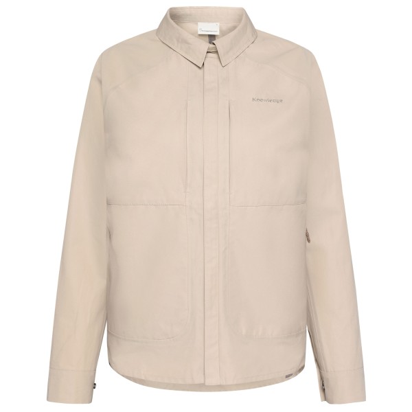 KnowledgeCotton Apparel - Women's Vent Canvas Classic - Freizeitjacke Gr L;M;S;XL;XS beige von KnowledgeCotton Apparel