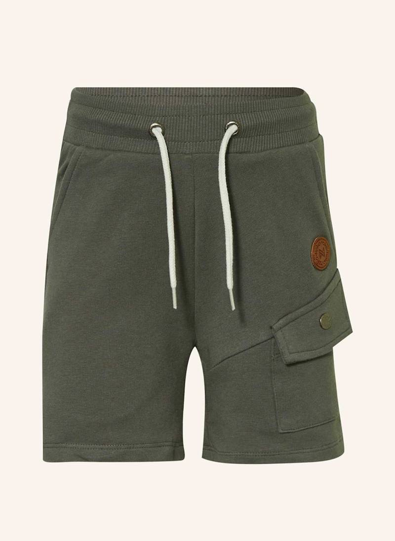 Koko Noko Cargoshorts Aus Jersey gruen von Koko Noko