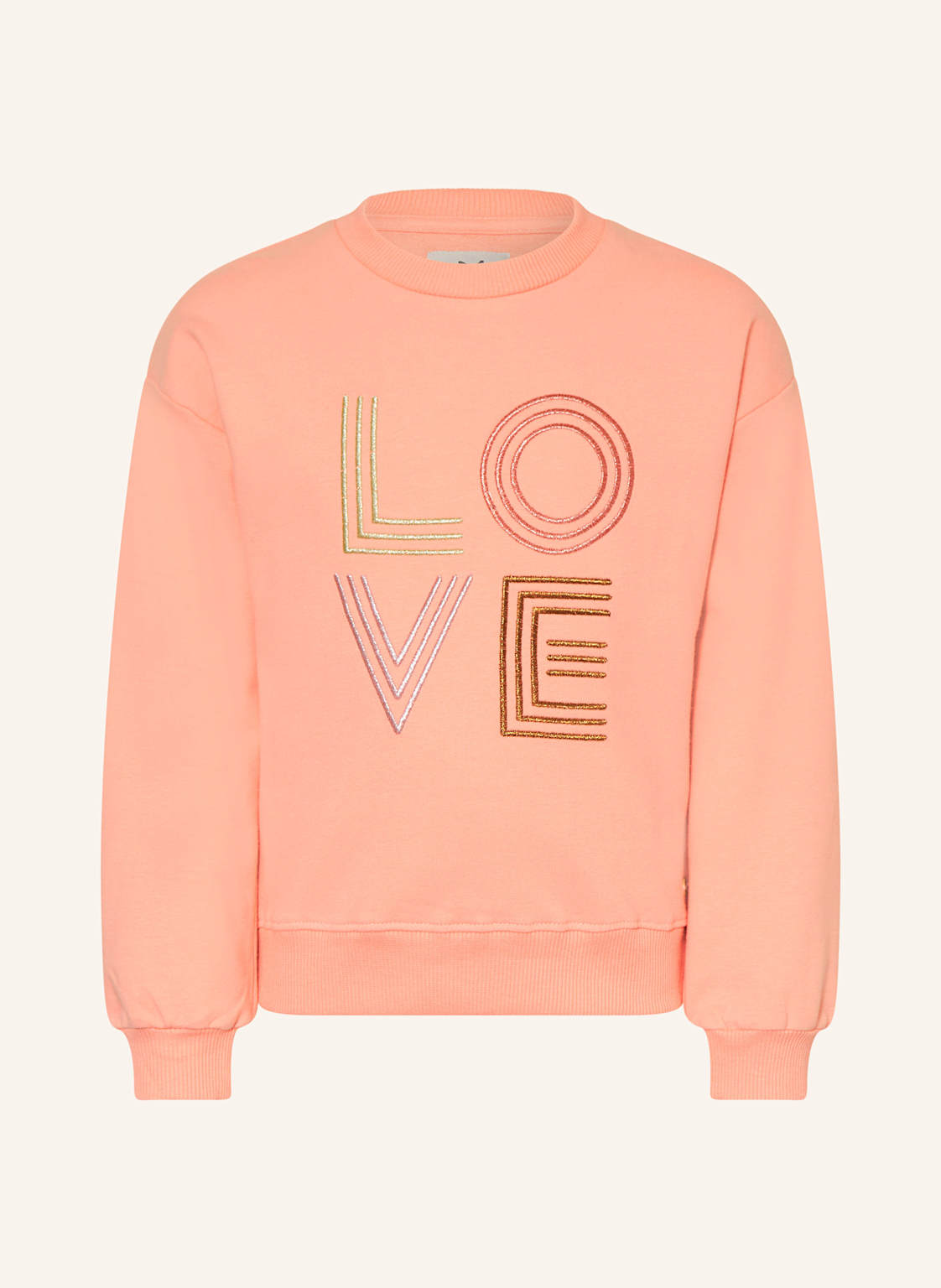 Koko Noko Sweatshirt Mit Glitzergarn rosa von Koko Noko