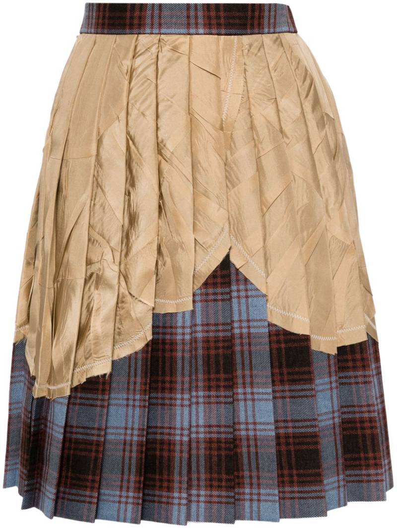 Kolor A-line skirt - Brown von Kolor