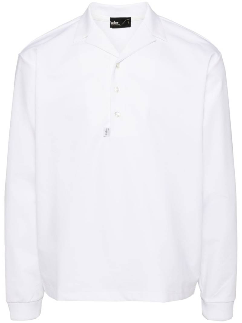 Kolor camp-collar polo shirt - White von Kolor