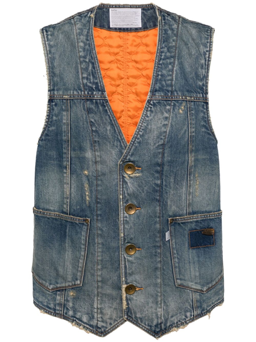 Kolor denim gilet - Blue von Kolor