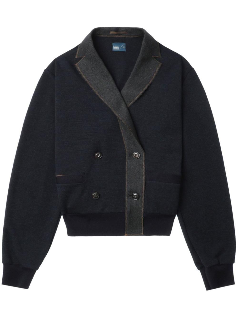 Kolor knitted jacket - Blue von Kolor