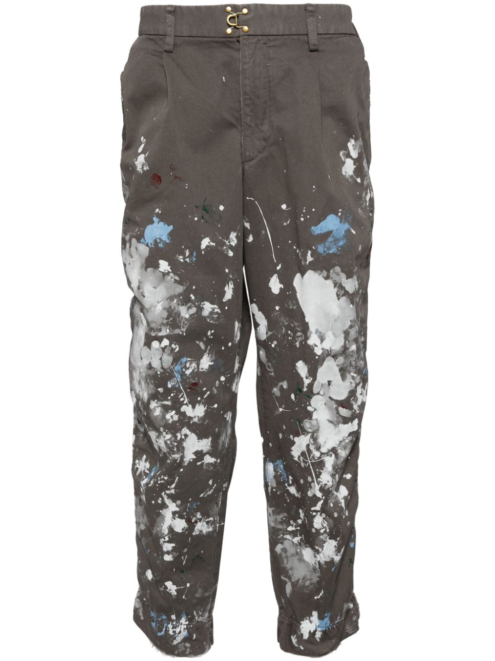 Kolor painted tapered trousers - Grey von Kolor