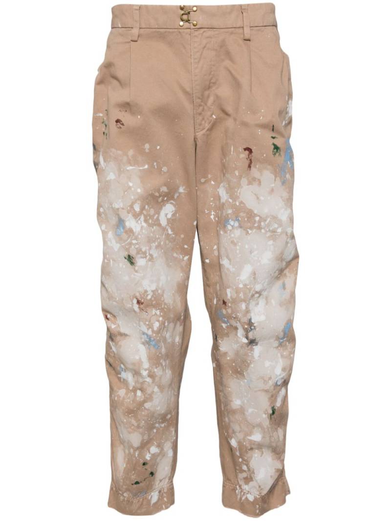 Kolor painted tapered trousers - Neutrals von Kolor