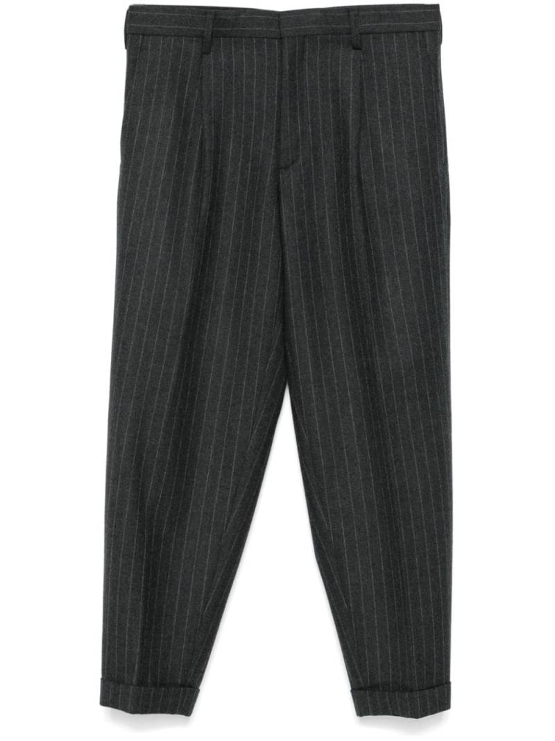 Kolor pinstriped trousers - Grey von Kolor