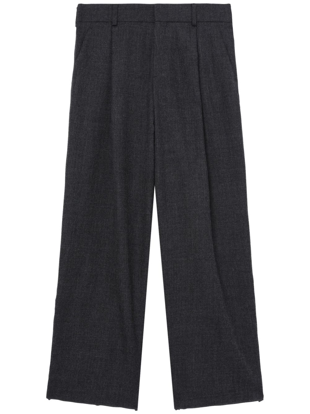 Kolor pleat-detailing tailored trousers - Grey von Kolor