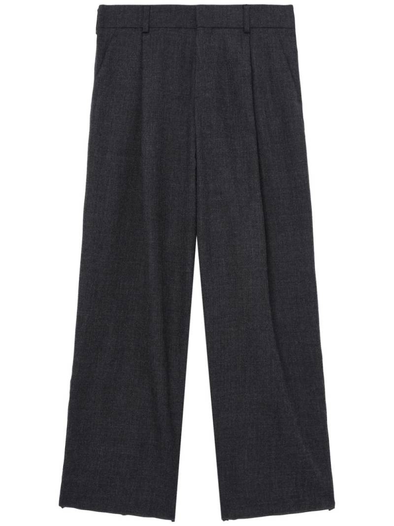 Kolor pleat-detailing tailored trousers - Grey von Kolor