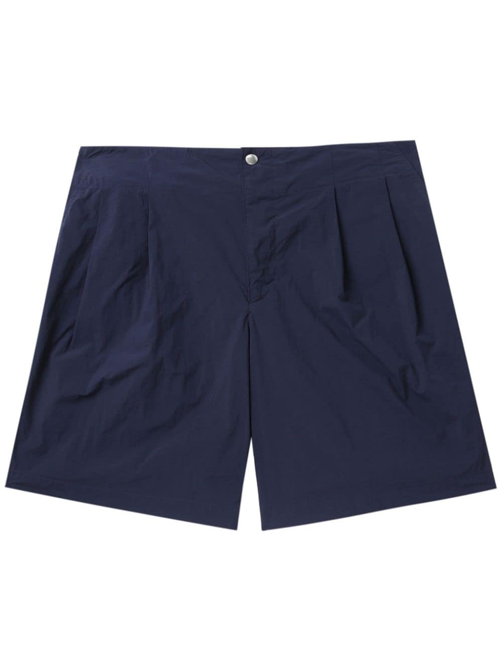 Kolor pleated tailored shorts - Blue von Kolor