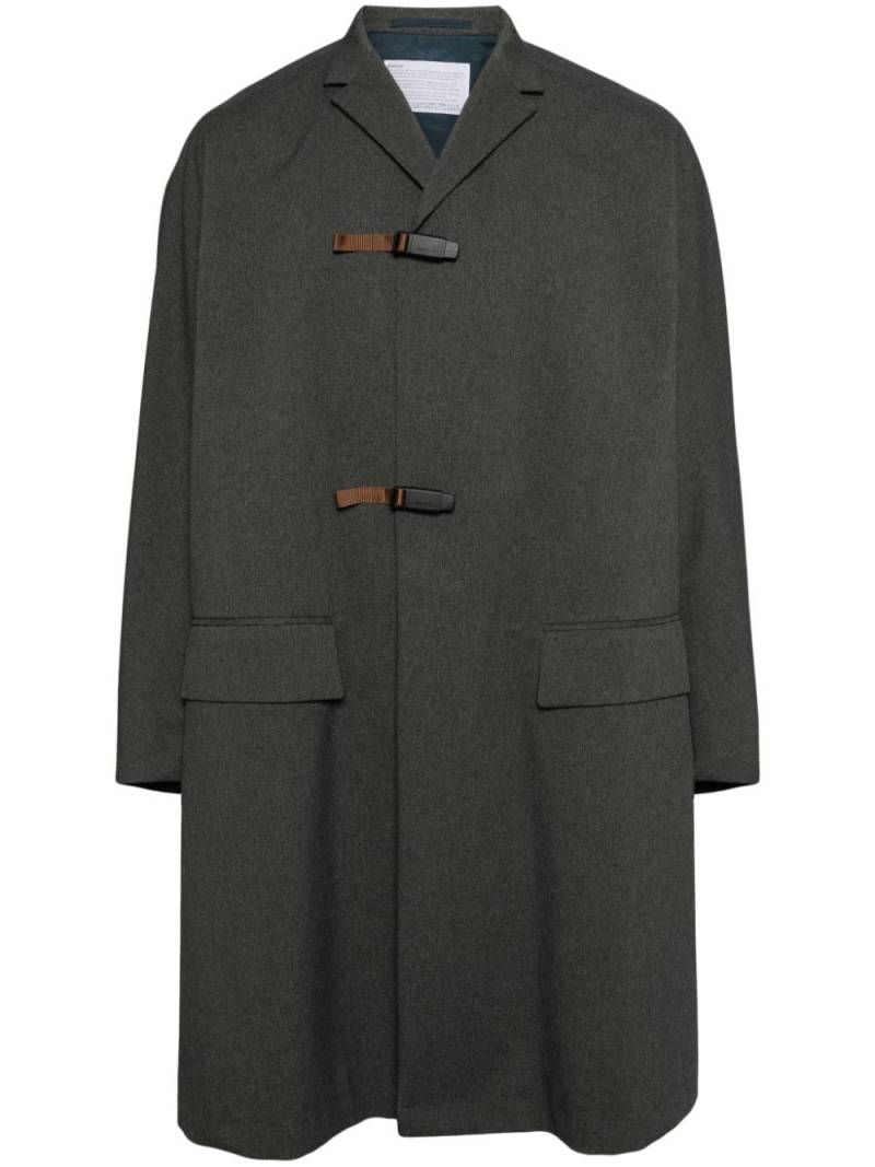 Kolor single-breasted duffle coat - Grey von Kolor