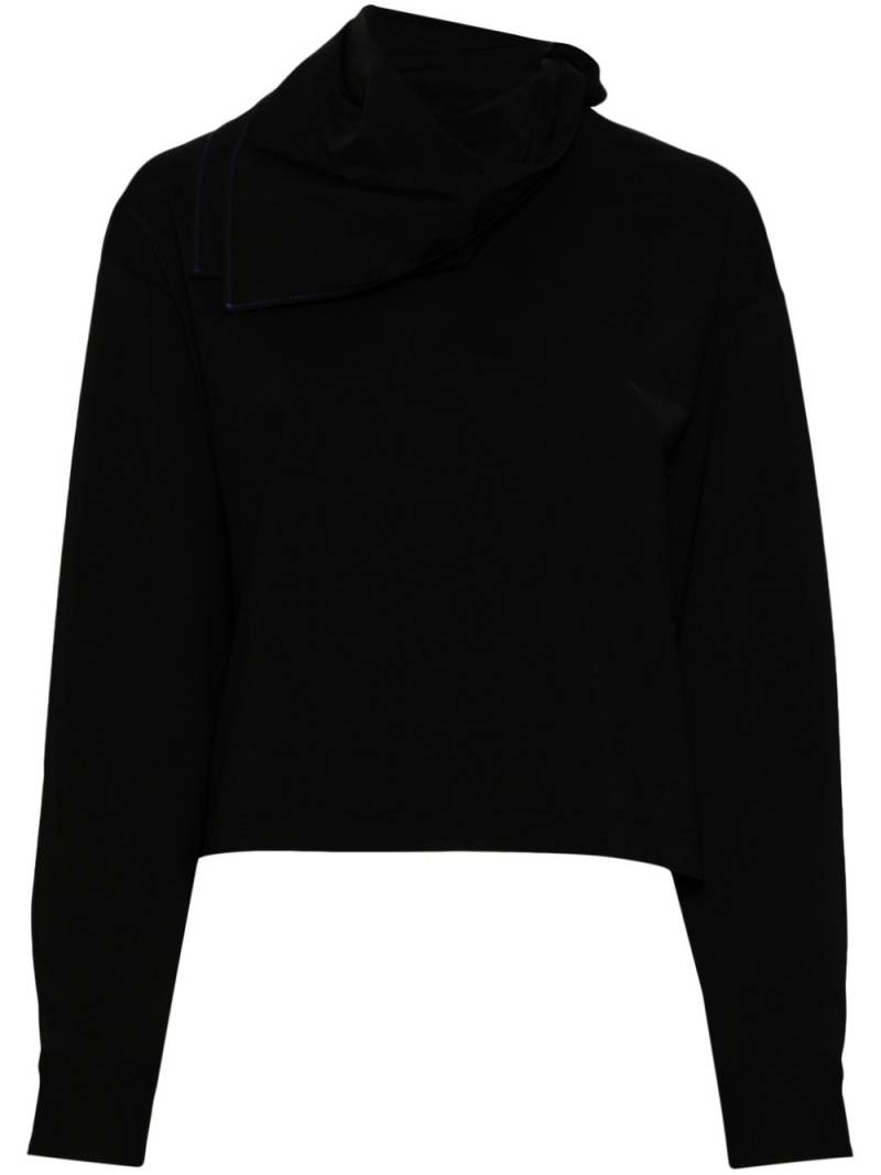 Kolor stretch long sleeve blouse - Black von Kolor