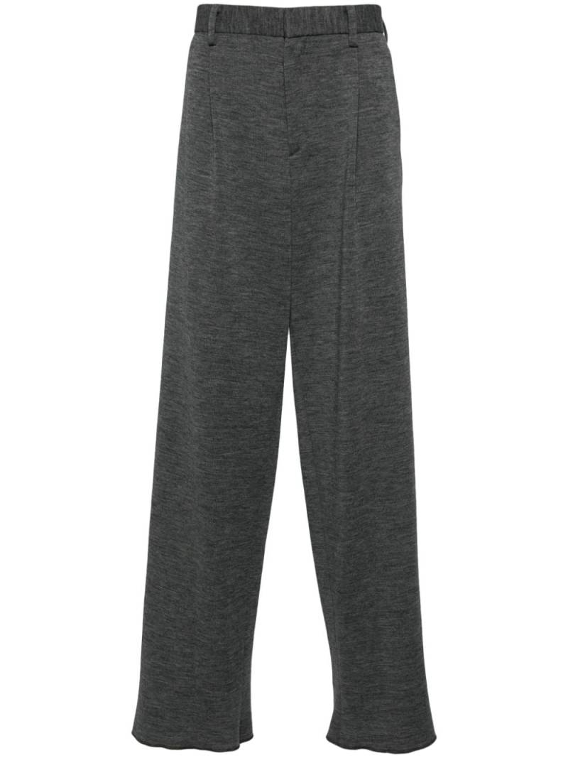 Kolor wool wide-leg trousers - Grey von Kolor