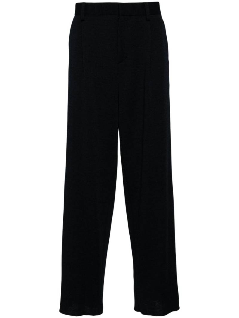 Kolor wool wide-leg trousers - Blue von Kolor