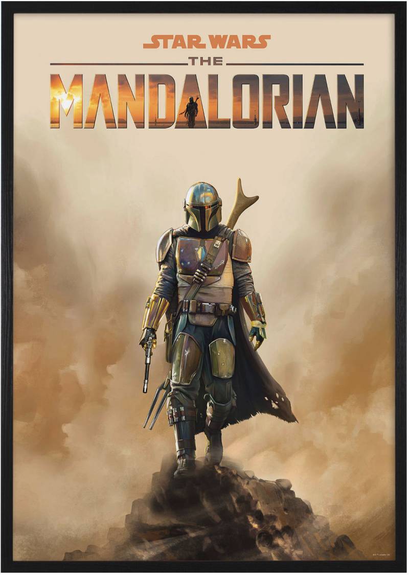 Komar Bild mit Rahmen »Mandalorian Empire«, maschinell von Komar