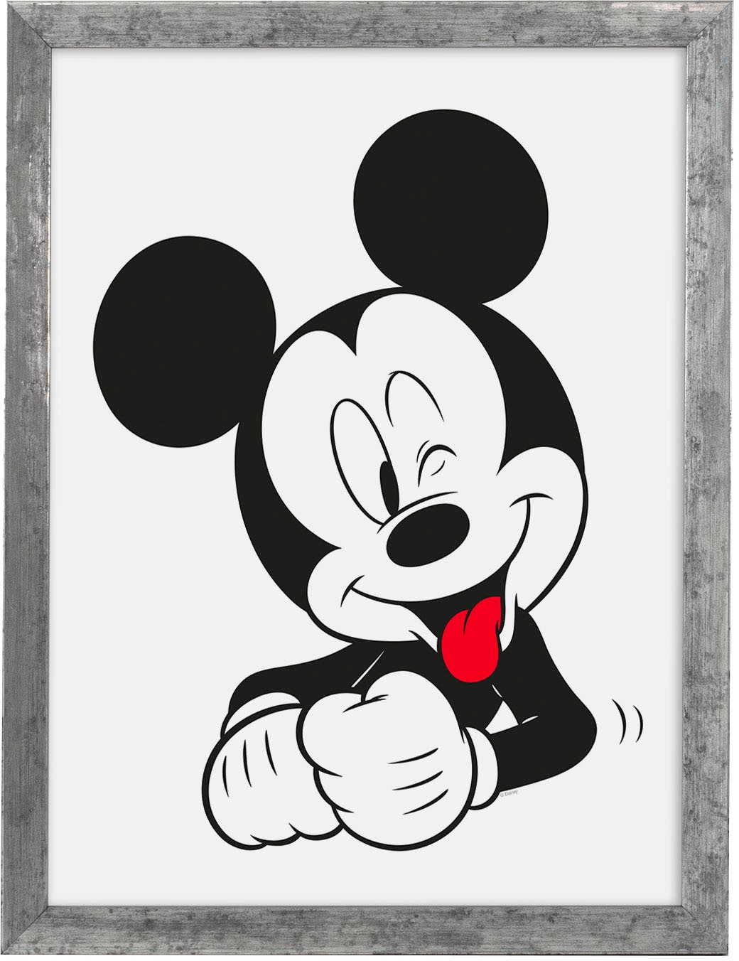 Komar Bild mit Rahmen »Mickey Mouse«, maschinell von Komar