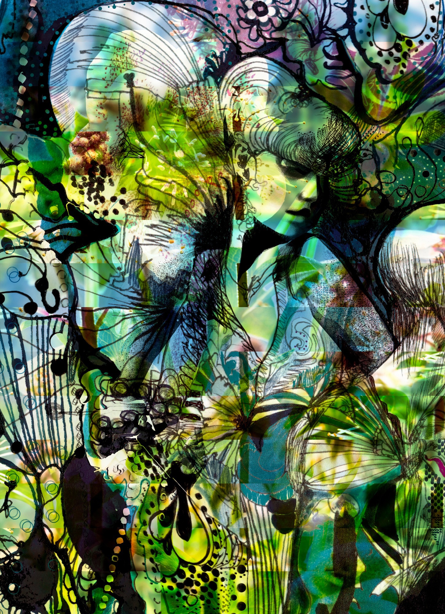 Komar Fototapete »Aphrodite´s Garden«, 184x254 cm (Breite x Höhe), inklusive Kleister von Komar