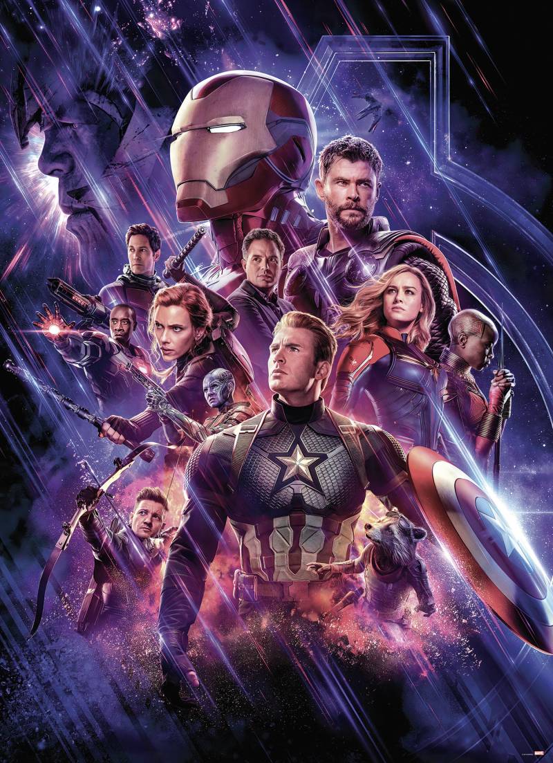 Komar Fototapete »Avengers Endgame Movie Poster«, 184x254 cm (Breite x Höhe), inklusive Kleister von Komar