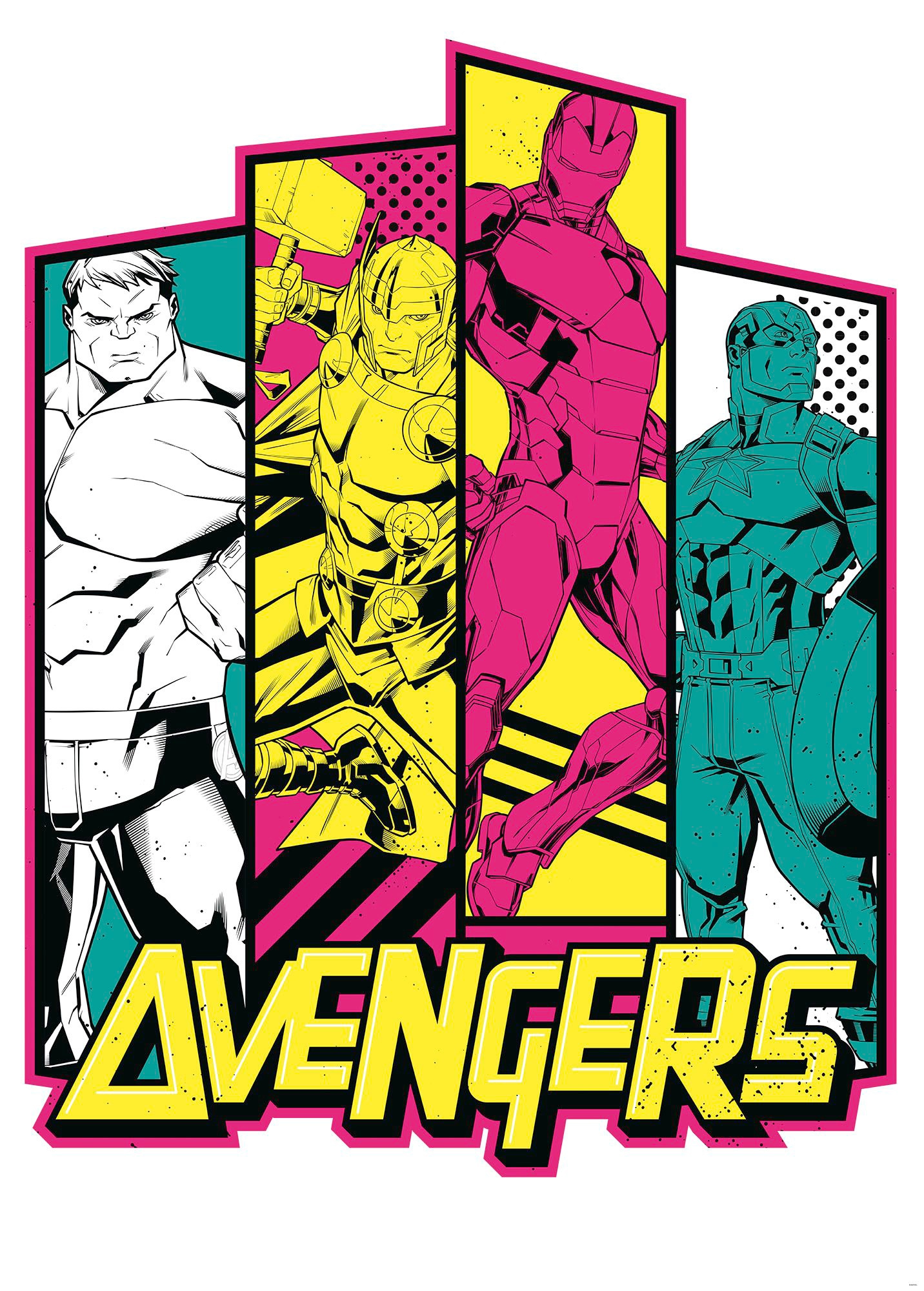 Komar Vliestapete »Digitaldruck Vlies - Avengers Flash - Grösse 200 x 280 cm«, bedruckt, Kinderzimmer von Komar