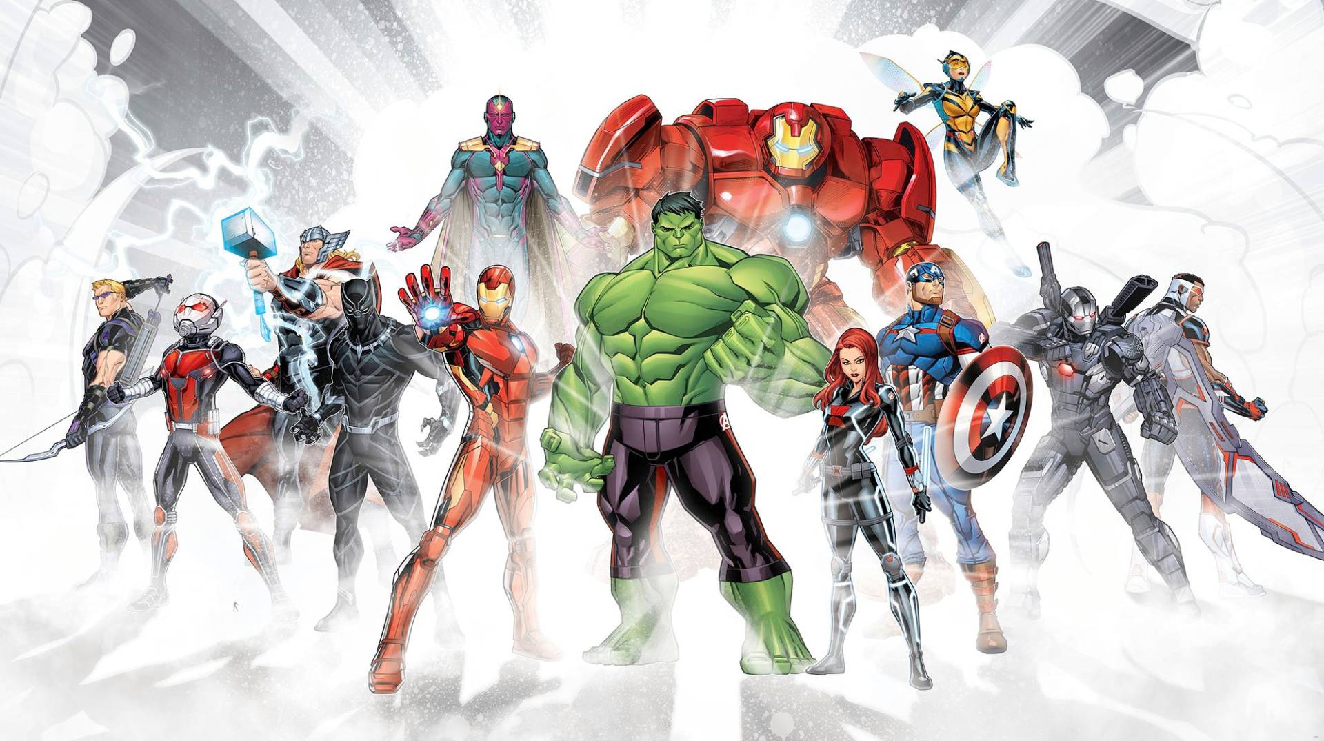 Komar Vliestapete »Avengers Unite«, 500x280 cm (Breite x Höhe) von Komar