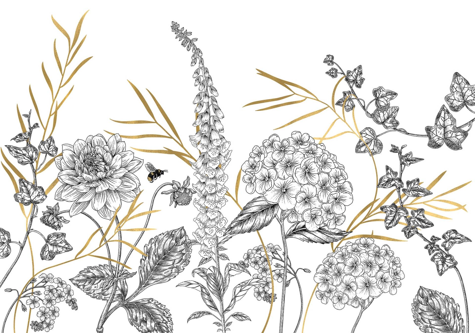 Komar Vliestapete »Digitaldruck Vlies - Bumble Bee - Grösse 400 x 280 cm«, bedruckt, Wohnzimmer, Schlafzimmer Komar Vliestapete »Digitaldruck Vlies - Bumble Bee - Grösse 400 x 280 cm«, bedruckt, Wohnzimmer, Schlafzimmer von Komar