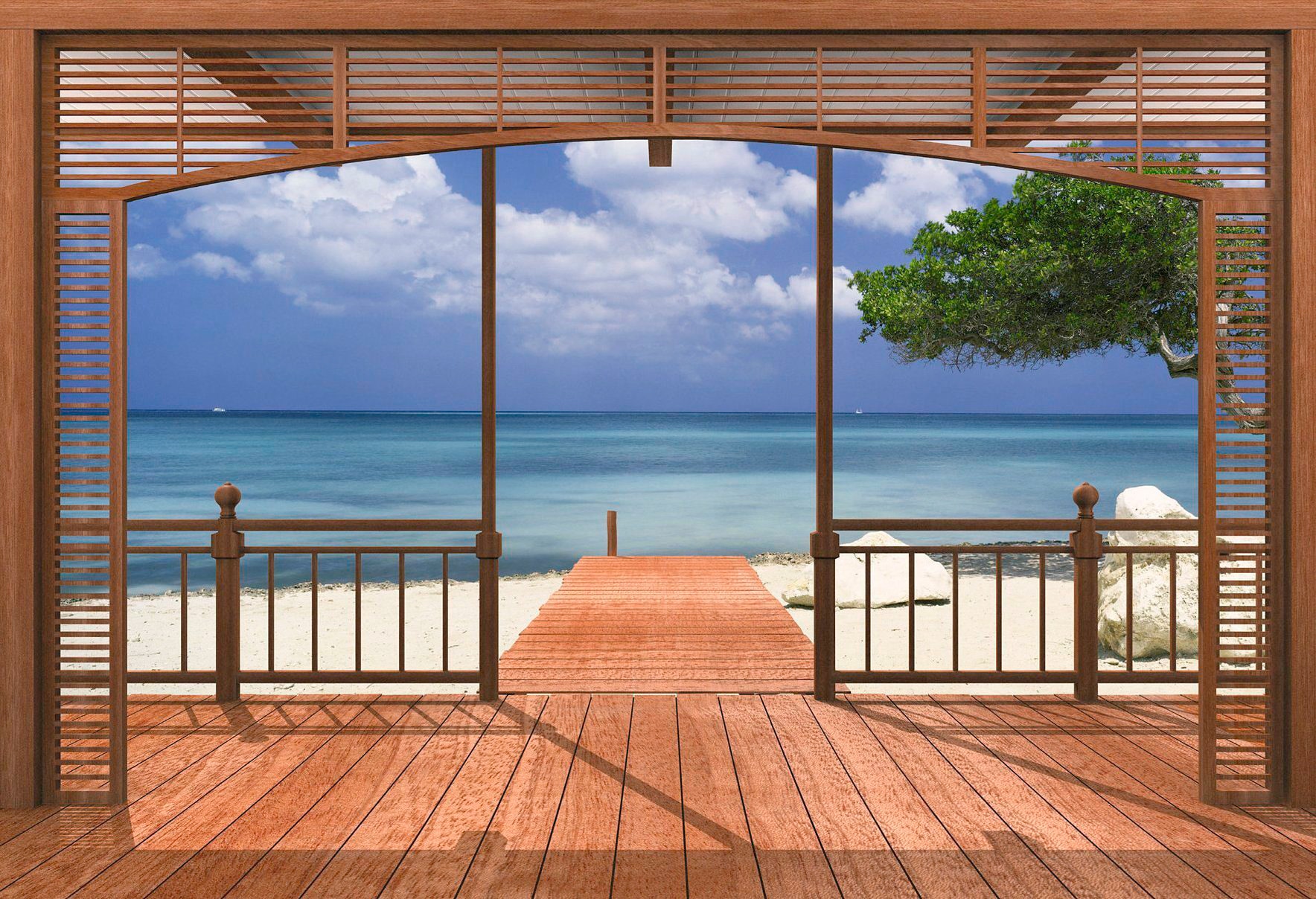Komar Fototapete »El Paradiso«, 368x254 cm (Breite x Höhe), inklusive Kleister Komar Fototapete »El Paradiso«, 368x254 cm (Breite x Höhe), inklusive Kleister von Komar