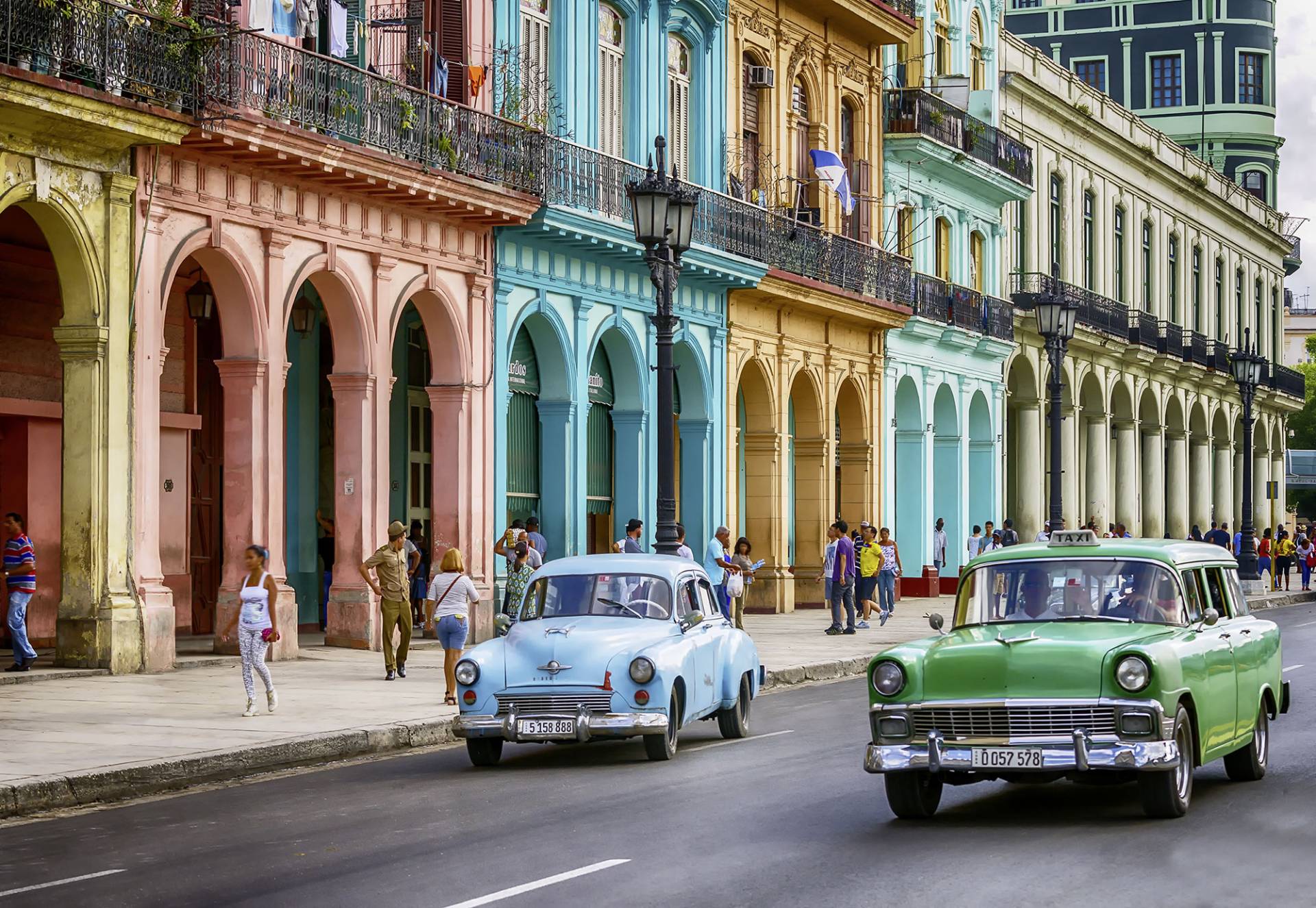 Komar Fototapete »Fototapete«, bedruckt, Fototapete - Cuba - Grösse 368 x 254 cm von Komar